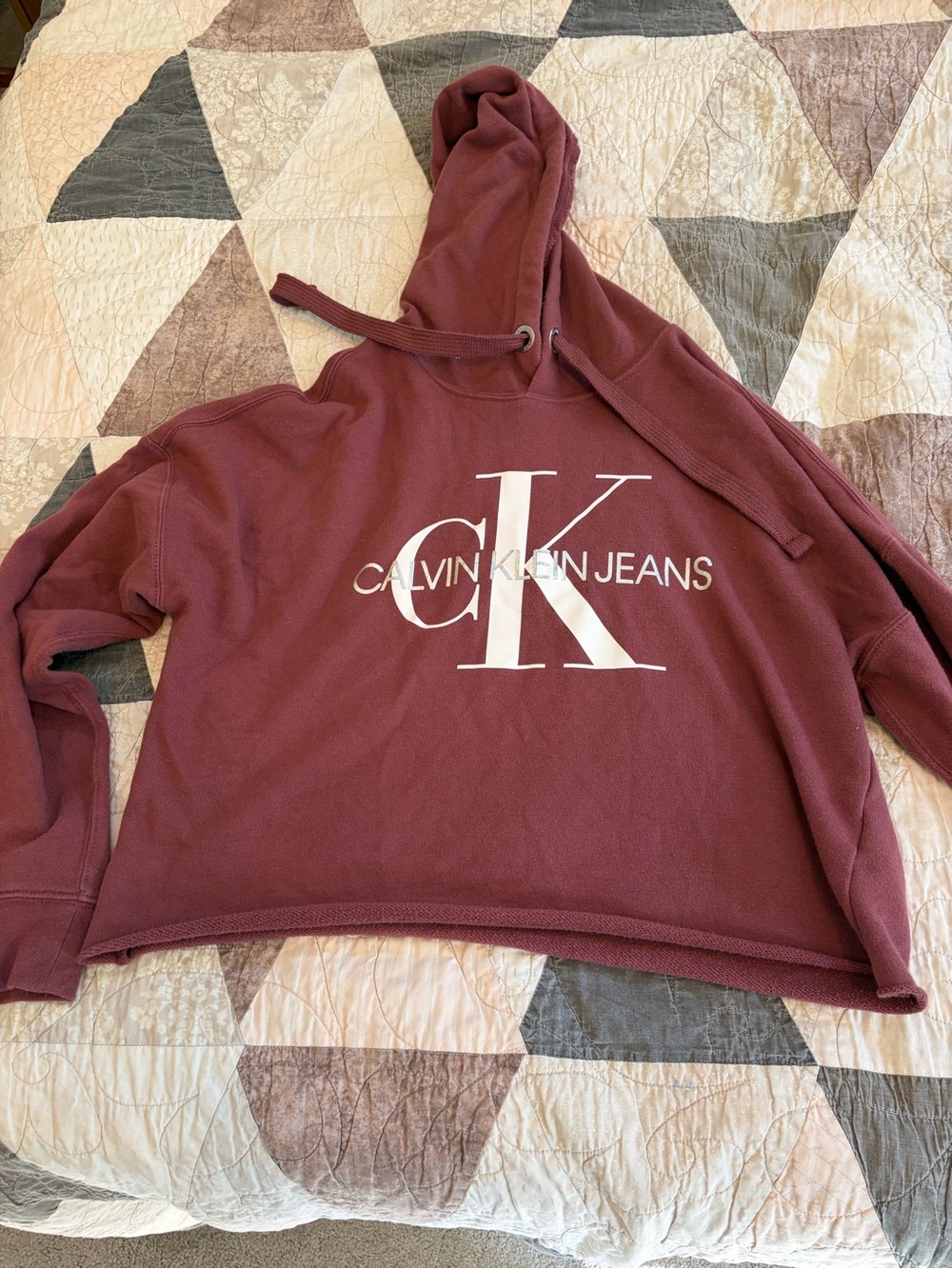 Calvin Klein women’s crop hoodie